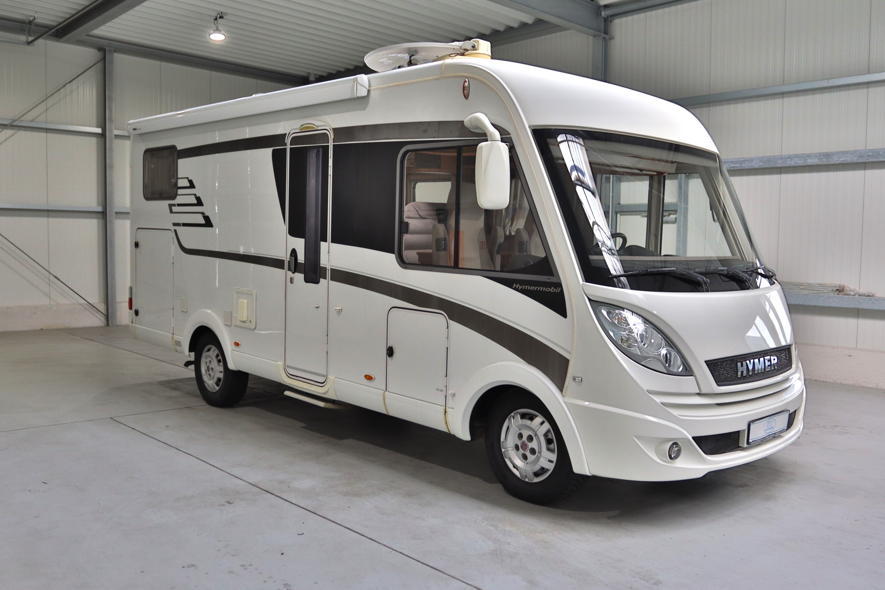 HYMER-ERIBA B 514/Automatik/Festbett+Hubbett/Garage/Klima/Solar/Finanzierung